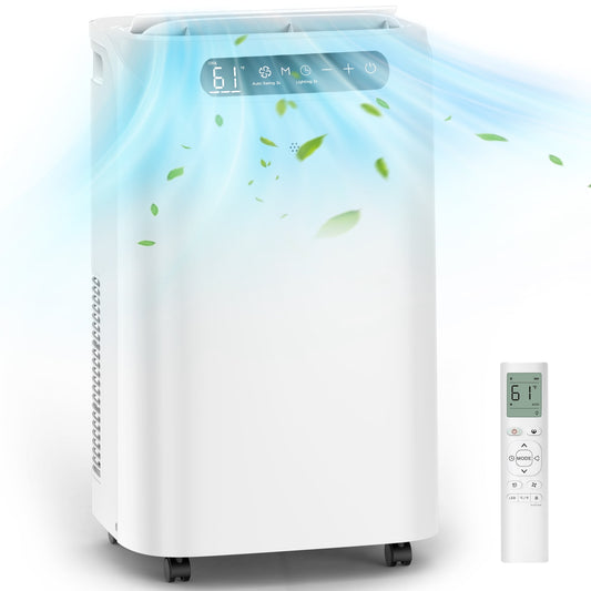 Agtana 14000 BTU Portable Air Conditioner with LCD Remote, Dehumidifier, Fan, up to 700 Sq. ft